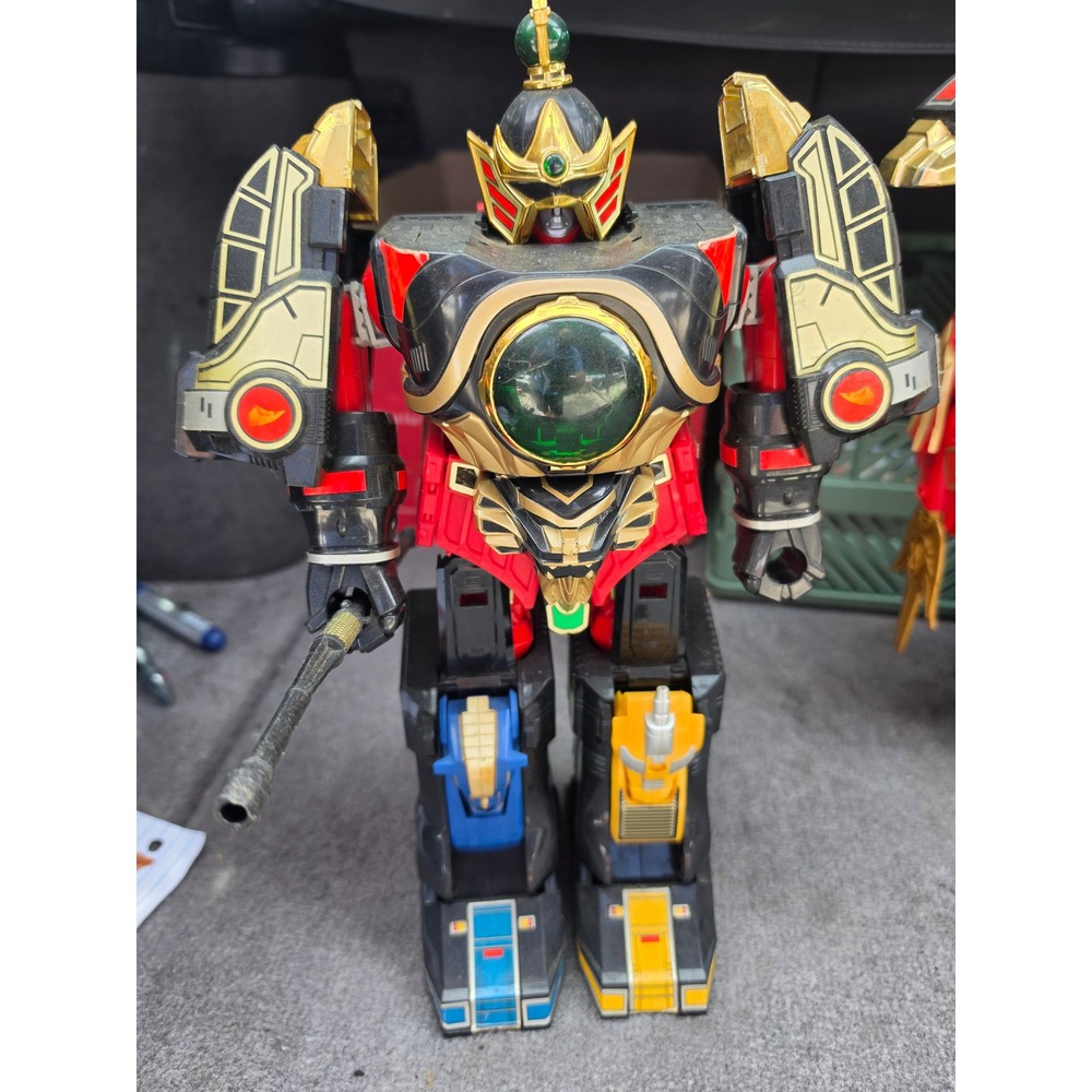 Vintage 1994 Bandai Power Rangers Deluxe Thunder Megazord Complete w/ Sword